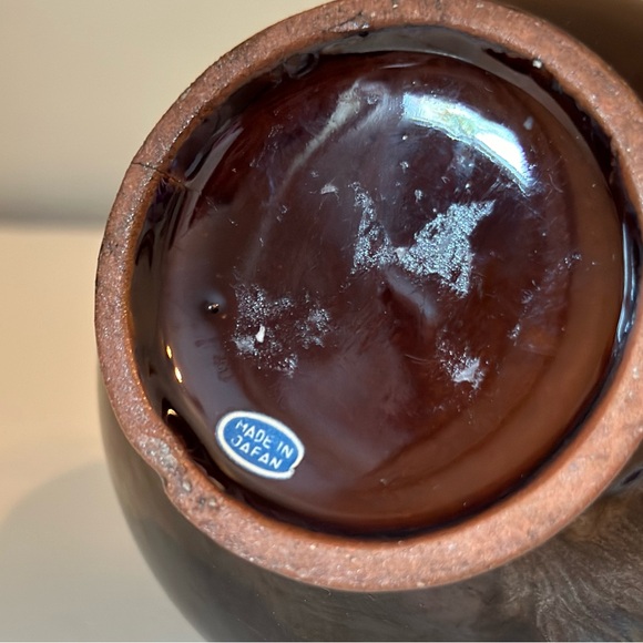 ✨ Vintage Tilso Japan Hand Painted Pitcher, Drip Glaze✨ - Picture 4 of 4